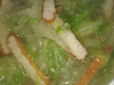 白菜と平天の大根とろとろ春雨スープ(≧▽≦)